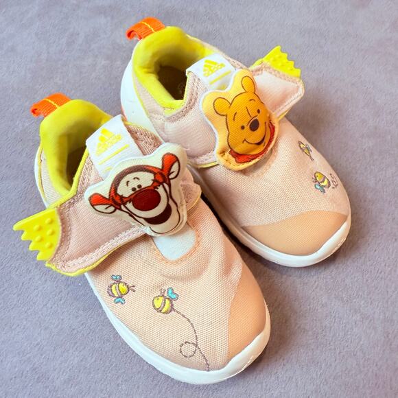 Adidas x Disney Suru365 Winnie the Pooh Tigger Slip-On Shoes Sneakers US 7 7K - Picture 2 of 10